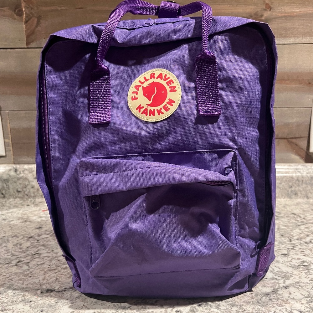 Fjallraven kanken purple backpack